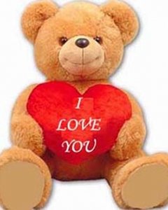 3 ft Brown Teddy Bear w/pillow