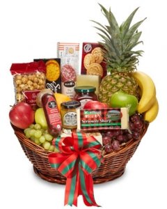 Gourmet Fruit & Snack Basket
